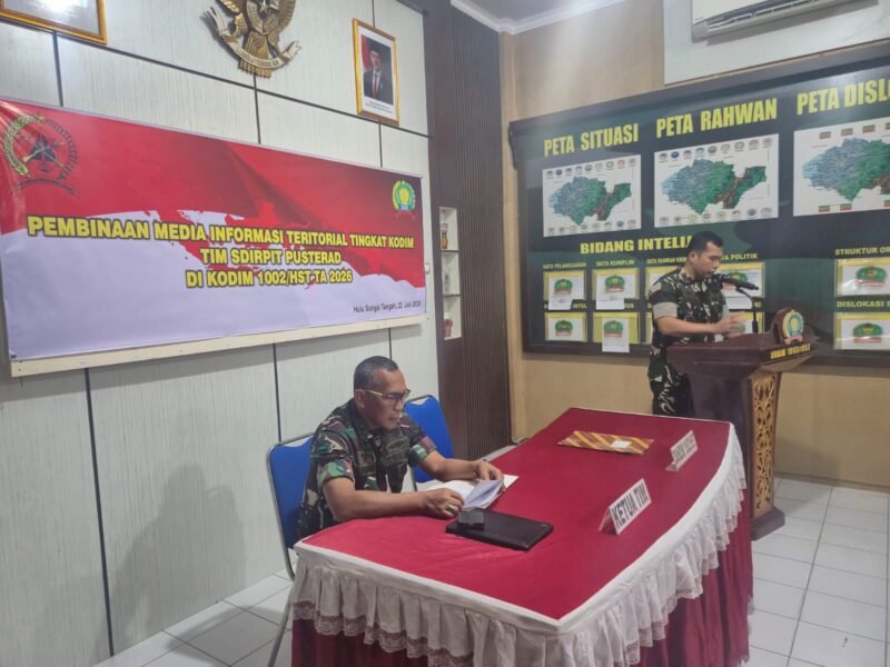 Bin Media Infoter Perkuat Sinergi TNI, Pemda, dan Insan Pers di Hulu Sungai Tengah