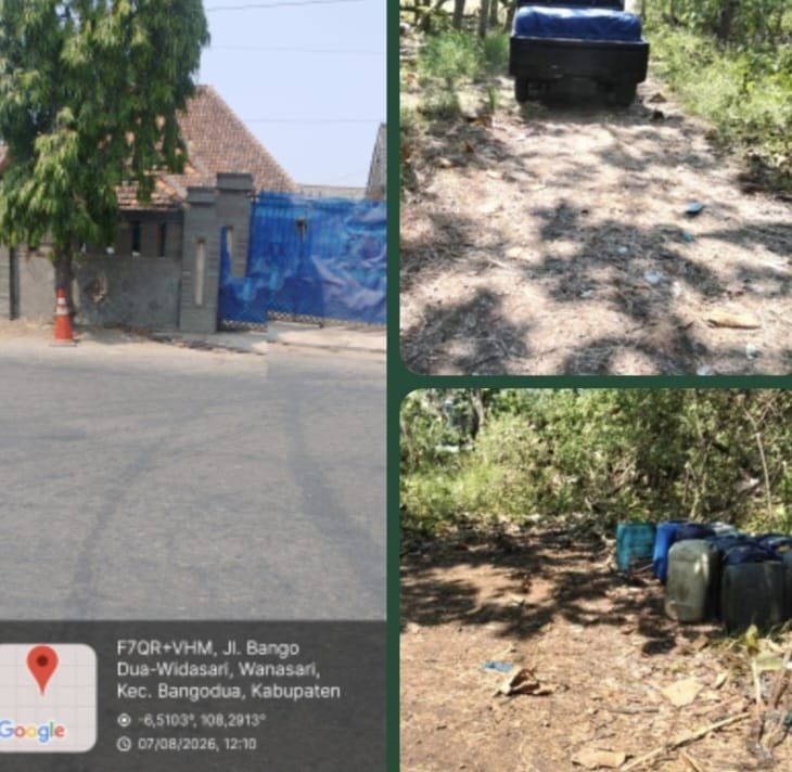 Rumah musolah di duga jadi gudang Solar Subsidi Foto: Mediakpk.com/Istimewah