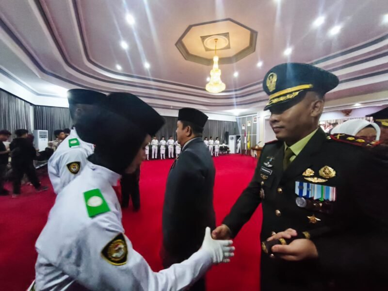 Dandim 1002/HST Apresiasi Paskibraka HST, Dorong Tampil Penuh Kebanggaan