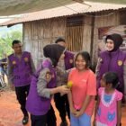 Tim Trauma Healing Polda Jatim Bantu Pulihkan Warga Terdampak Gempa NTT