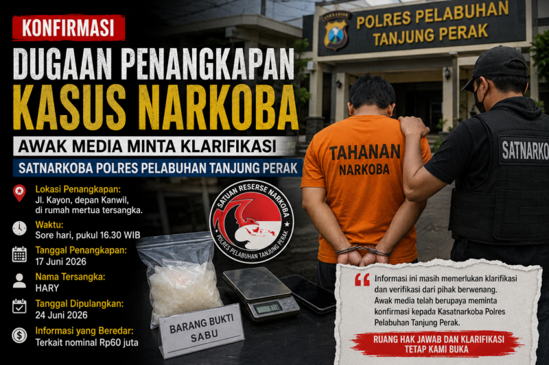 Satnarkoba Polres Tanjung Perak