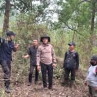 Polres Ngawi dan Tim Gabungan Buat Sekat Bakar dan Dirikan Posko Antisipasi Karhutla Lawu Utara Meluas