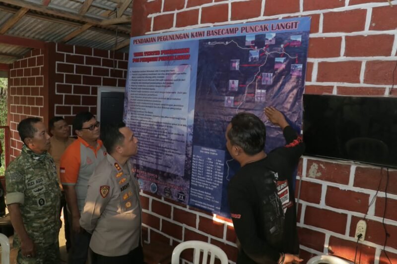 Polres Blitar Dirikan Posko Darurat Karhutla Gunung Butak