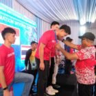 Kejuaraan indoor skydiving internasional digelar di Wind Tunnel Korps Brimob Polri, Cikeas, Jawa Barat.