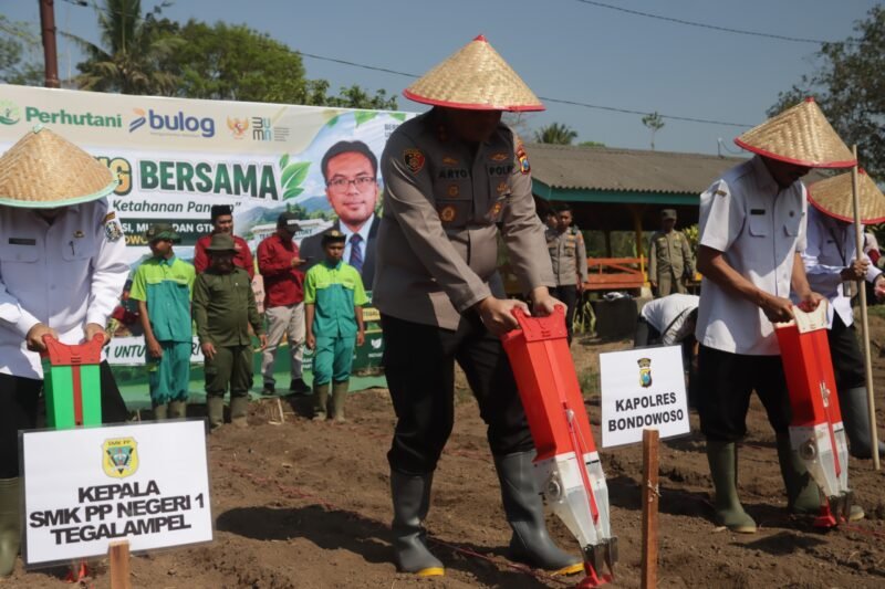Hari Tani Nasional 2026, Polres Bondowoso Gandeng Petani dan Dunia Pendidikan Wujudkan Ketahanan Pangan