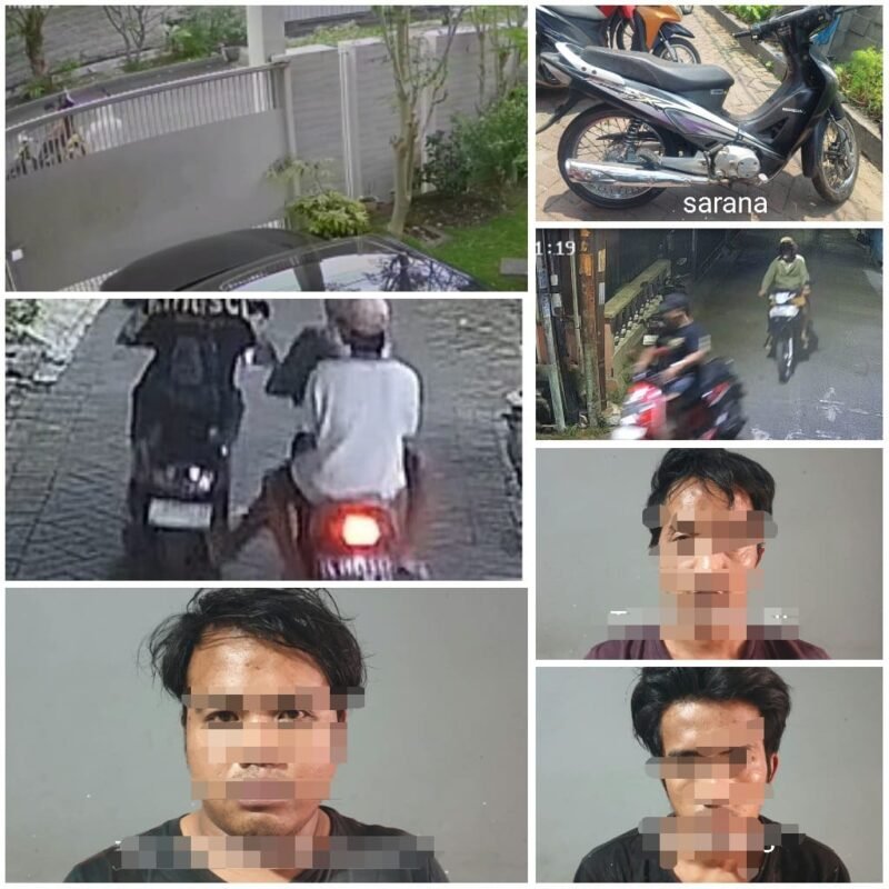 Foto: Tiga terduga pelaku curanmor diamankan Unit Resmob Satreskrim Polrestabes Surabaya setelah diduga terlibat dalam aksi pencurian sepeda motor di sejumlah lokasi.