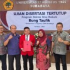 SELAMAT DAN SUKSES PROMOSI DOKTOR ILMU HUKUM Dr. Moh. Taufik, I.Kom., S.H., M.H. Ketua Umum DPP MADAS SEDARAH