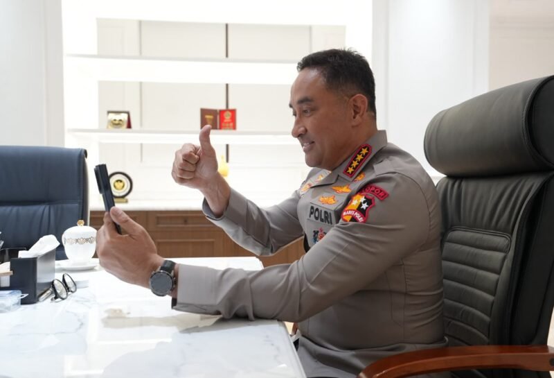 Kapolri Suyudi Beri Dukungan kepada Iptu Agus yang Alami ISPA saat Bertugas Padamkan Karhutla