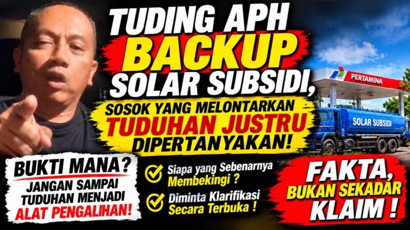 aktivitas distribusi BBM solar subsidi di wilayah Kecamatan Wedung, Kabupaten Demak, yang menjadi sorotan menyusul munculnya tuduhan dugaan keterlibatan oknum aparat.